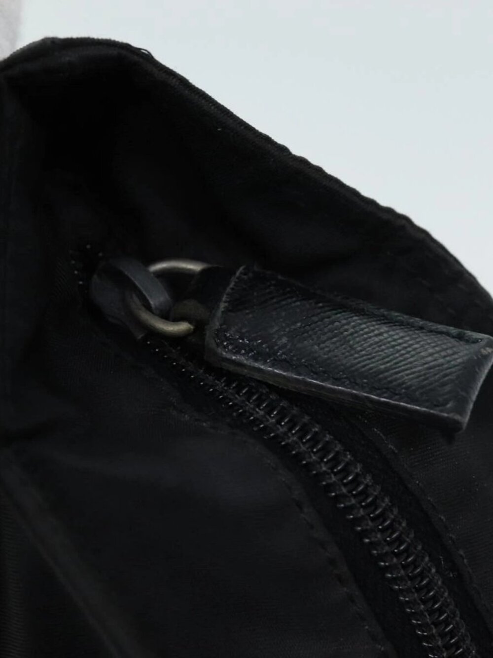 PRADA Shoulder Bag Nylon Black Auth 72842 - Picture 10 of 16
